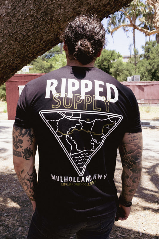 Mulholland Tee – Ripped Roads Collection
