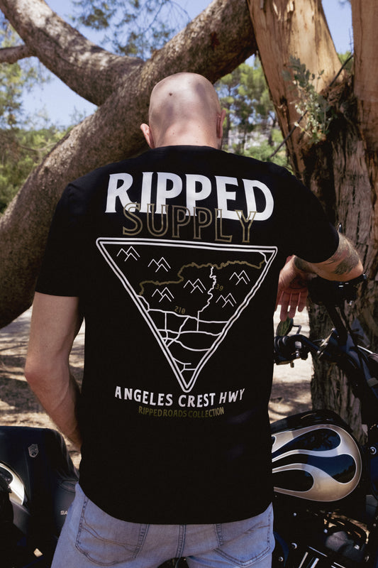 Angeles Crest Tee – Ripped Roads Collection